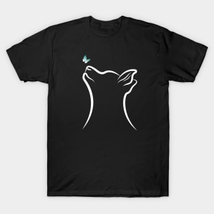 dog and butterfly T-Shirt